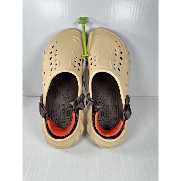 Crocs Echo Clog Sesame Tan Adult Mens Size 10 207937-0HX BRAND NEW - Picture 5 of 7